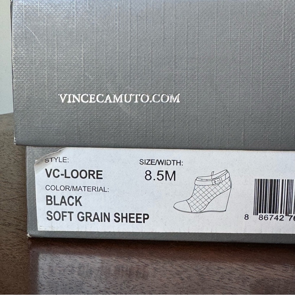 Vince Camuto Mary Jane Wedge Heels Magie Suede Leather Teal Blue/Green | Size 8 - Picture 10 of 10